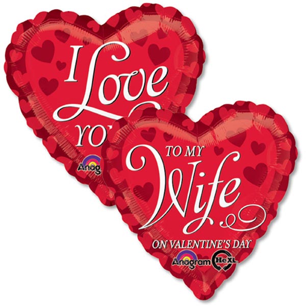To My Wife Foil Balloon - (BNE Delivery) | Romantic Foil Balloons Brisbane