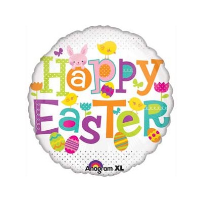 Happy Easter Foil Balloon - (BNE Delivery)
