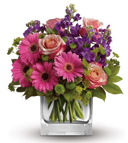 Springtime Wishes Floral Vase | Brisbane delivery product photo
