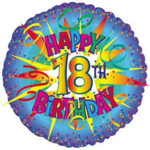 Happy 18th Birthday Balloon | Foil Balloons Delivered Brisbane product photo