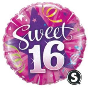Sweet 16 Foil Balloon | Foil Balloons Delivered Brisbane product photo