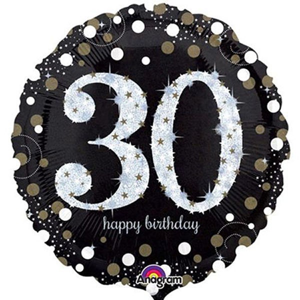 Happy 30th Birthday Balloon | Foil Balloons Delivered Brisbane product photo