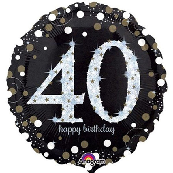 Happy 40th Birthday Balloon | Foil Balloons Delivery Brisbane product photo