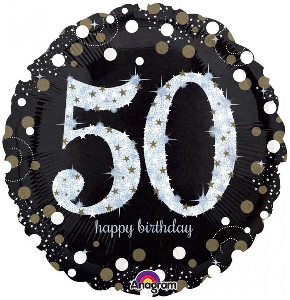 Happy 50th Birthday Balloon | Foil Balloons Delivered Brisbane product photo