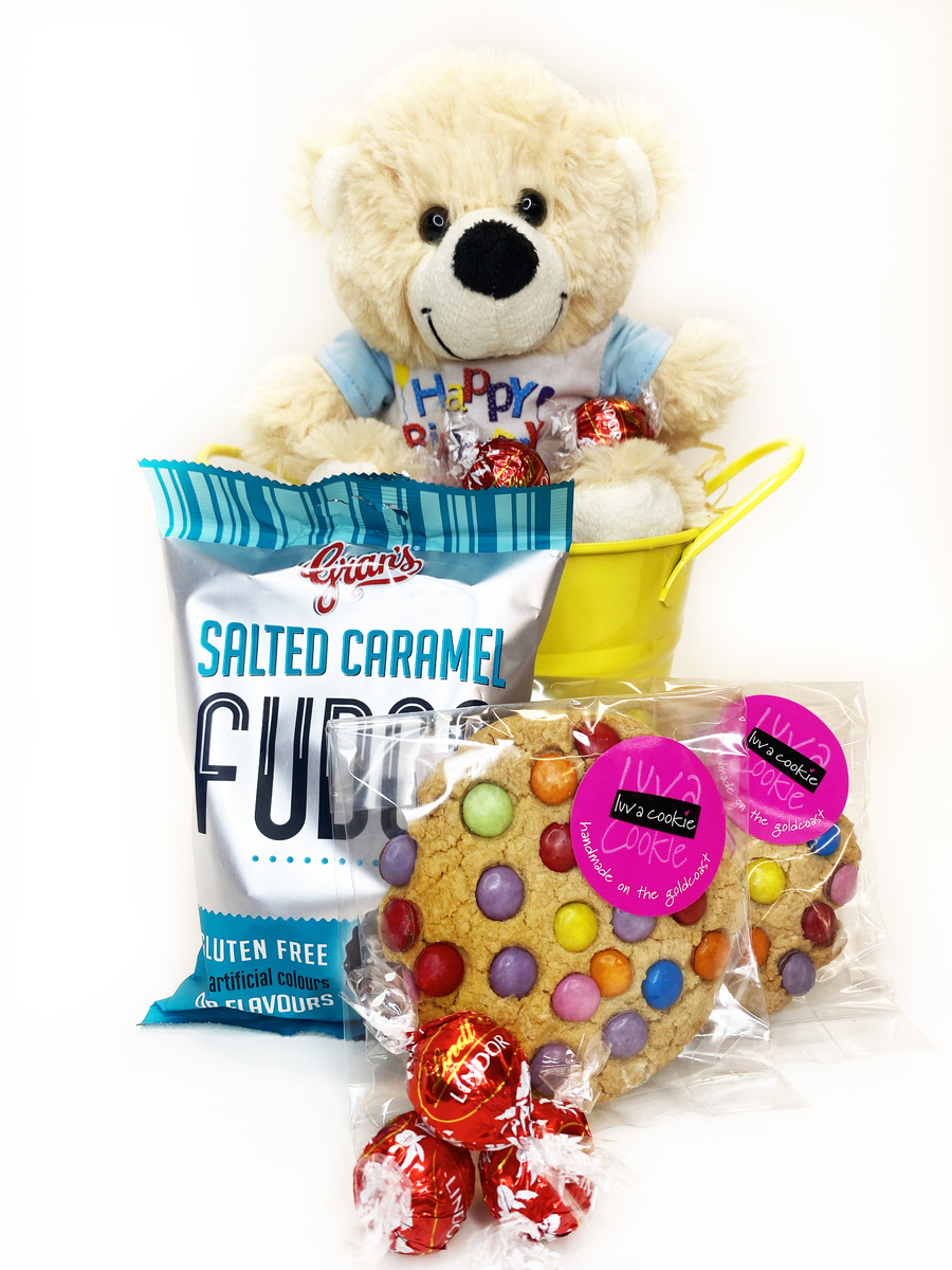 Birthday Bear Gift Hamper | Delivered Australia Wide | Brizzie Baskets product photo