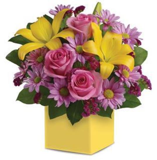  Bright and Beautiful| Boxed Flower Arrangement product photo