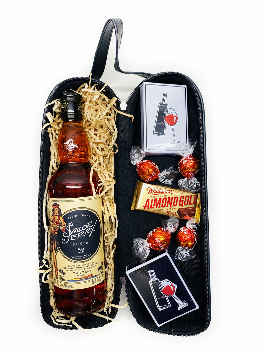 Ahoy Dad! Salior Jerry Rum Gift Hamper | Brizzie Baskets and Blooms product photo