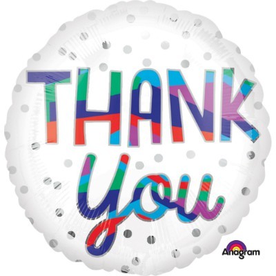 Thank You Foil Balloon - Brisbane Delivery | Brizzie Baskets product photo