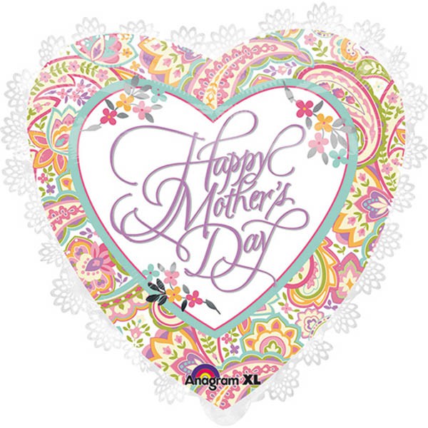 Mothers Day Lace Foil Balloon - Brisbane Delivery | Brizzie Baskets product photo