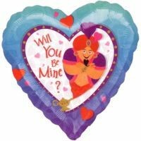 Be Mine Genie Foil Balloon - (BNE Delivery)
