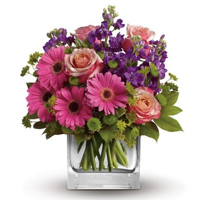 Springtime Wishes Floral Vase