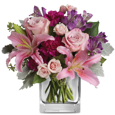 Rustic Country Floral Vase Arrangement