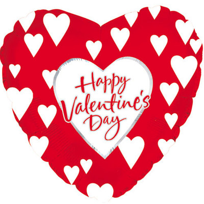 Happy Valentines Foil Balloon - (BNE Delivery)