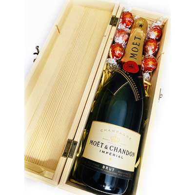 Moet and Chocolates Gift Box