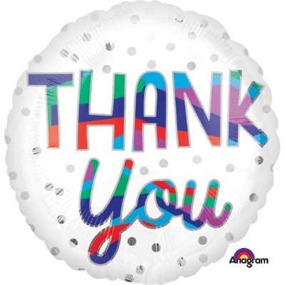 Thank you Foil Balloon - (BNE Delivery)