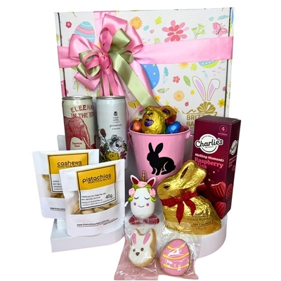 Sip, Snack & Chocolates Easter Basket